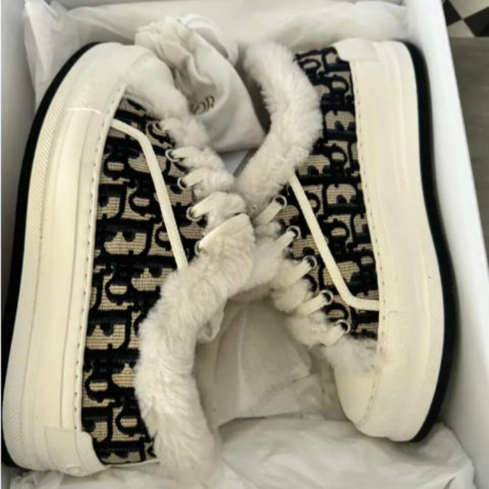 Dior Walk'n'Dior Platform Sneakers Size 38 - With Box & Dust Bag